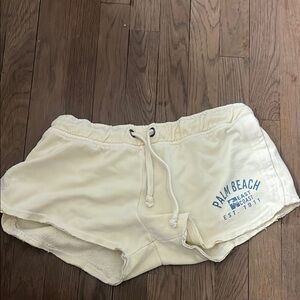 Women's Cream Shorts